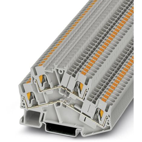 Phoenix Contact 3209604 Morsetto doppio 5.2 mm Rapido Grigio 50 pz.