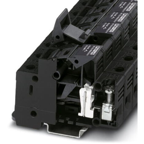 Phoenix Contact 3211236 Sicherungsreihenklemme 18 mm Schrauben  Schwarz 10 St.