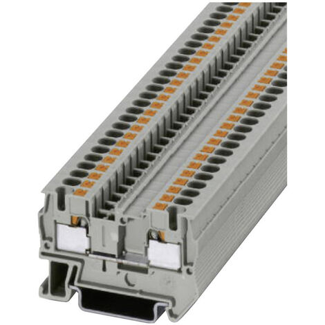 Phoenix Contact 3211757 Durchgangsklemme 6.2 mm Schnellanschluss  Grau 1 St.
