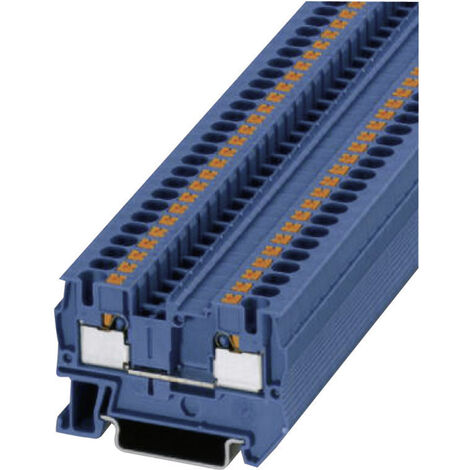 Phoenix Contact 3211760 Durchgangsklemme 6.2 mm Schnellanschluss  Blau 1 St.