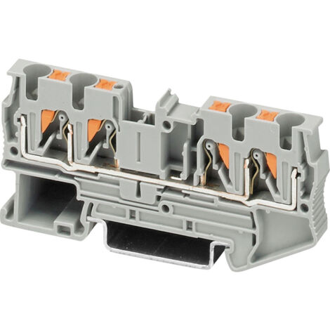 Phoenix Contact 3211797 Durchgangsklemme 6.2 mm Schnellanschluss  Grau 1 St.
