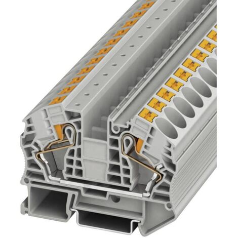 Phoenix Contact 3212138 Morsetto passante 12.2 mm Rapido Grigio 1 pz.
