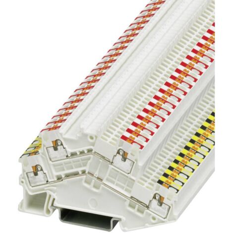 Phoenix Contact 3214663 Morsetto doppio passante 7 mm A molla Bianco 50 pz.