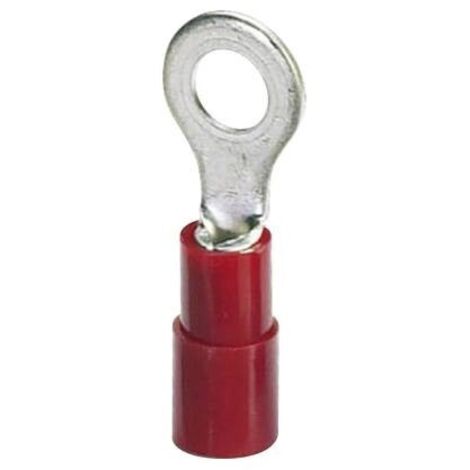 Phoenix Contact 3240018 Capocorda ad anello Ø foro=4.3 mm Parzialmente isolato Rosso 100 pz.