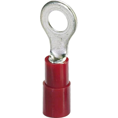 Phoenix Contact 3240018 Ringkabelschuh   Loch-Ø=4.3 mm Teilisoliert Rot 100 St.