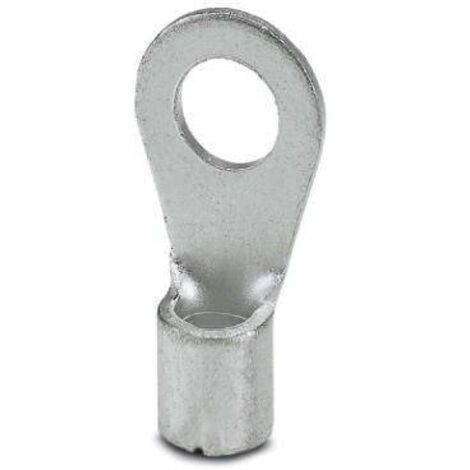 PHOENIX CONTACT 3240084 COSSE À OEILLET SECTION MAX.=6 MM² Ø DU TROU=5.3 MM NON ISOLÉ ARGENT 50 PC(S)