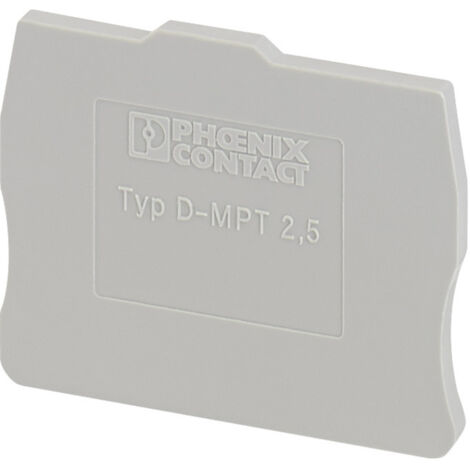 Phoenix Contact 3248140 Abschlussdeckel  Grau 50 St.