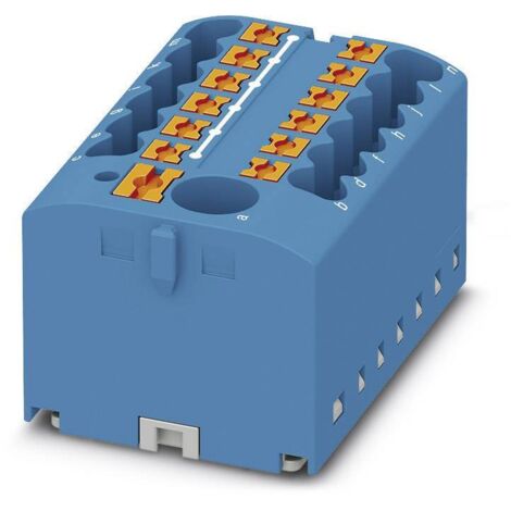 Phoenix Contact 3273354 Bloc de distribution 40.6 mm ressort de traction bleu 8 pc(s) C298271