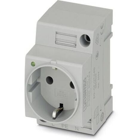 PHOENIX CONTACT 804026 SCHALTSCHRANK-STECKDOSE EO-CF/UT/LED GRAU 1ST, 75.300G GEWICHT