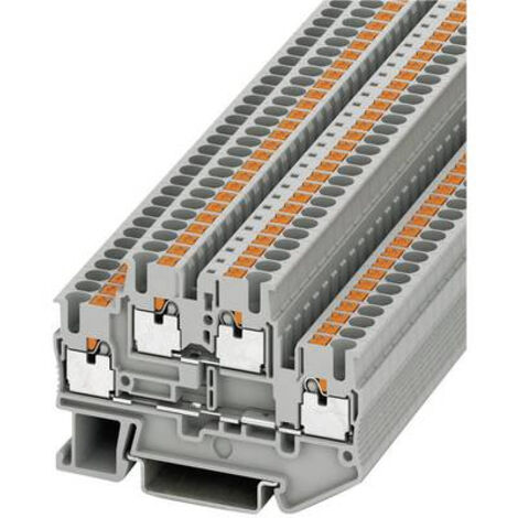 Phoenix Contact – Bloc de jonction à 2 étages 3210570 – 1 pc – Courant 22A – Tension 500V – Section câble 0,14 à 4mm² – Montage sur rail DIN - D22116