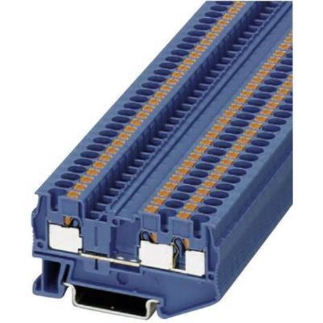 Phoenix Contact Bloc de jonction simple bleu compact
