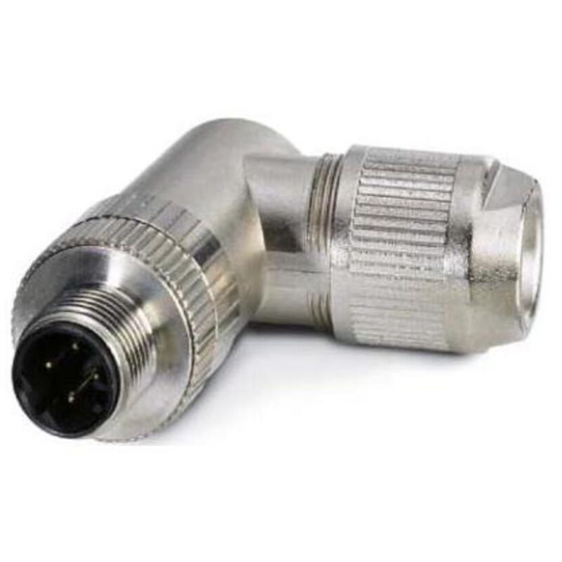 Phoenix Contact - 1554539 Sensor-/Aktor-Datensteckverbinder M12 Stecker, Gewinkelt Polzahl Sensoren: 4046356166225