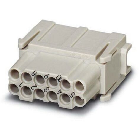 Phoenix contact hc-m-12-mod-bu inserto portacontatti heavycon connettore femmina 12 poli 1663323