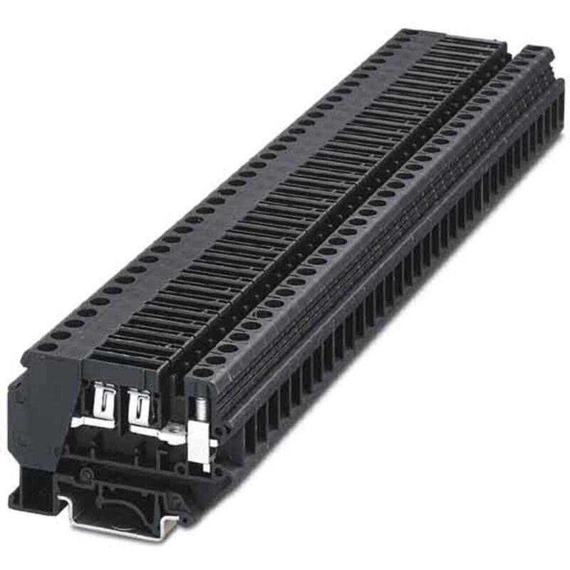 Phoenix Contact 3118203 Sicherungsreihenklemme 8.2 Mm Schrauben Schwarz 50 St. 4017918100605