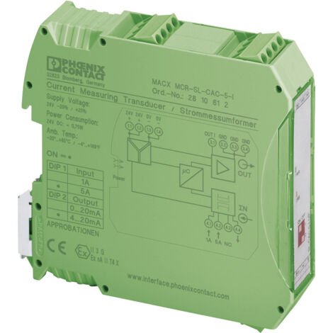 Phoenix Contact MACX MCR-SL-CAC- 5-I Strommessumformer für 1 & 5 A