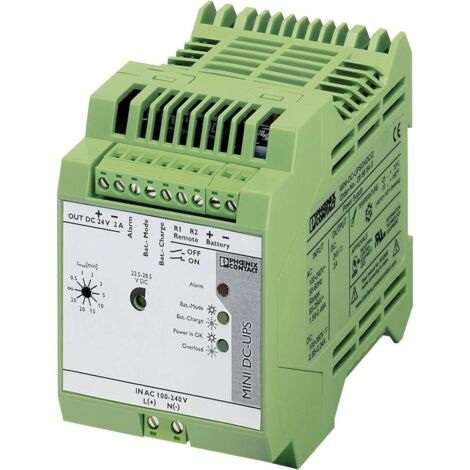 Phoenix Contact MINI-DC-UPS/24DC/2 UPS da guida DIN