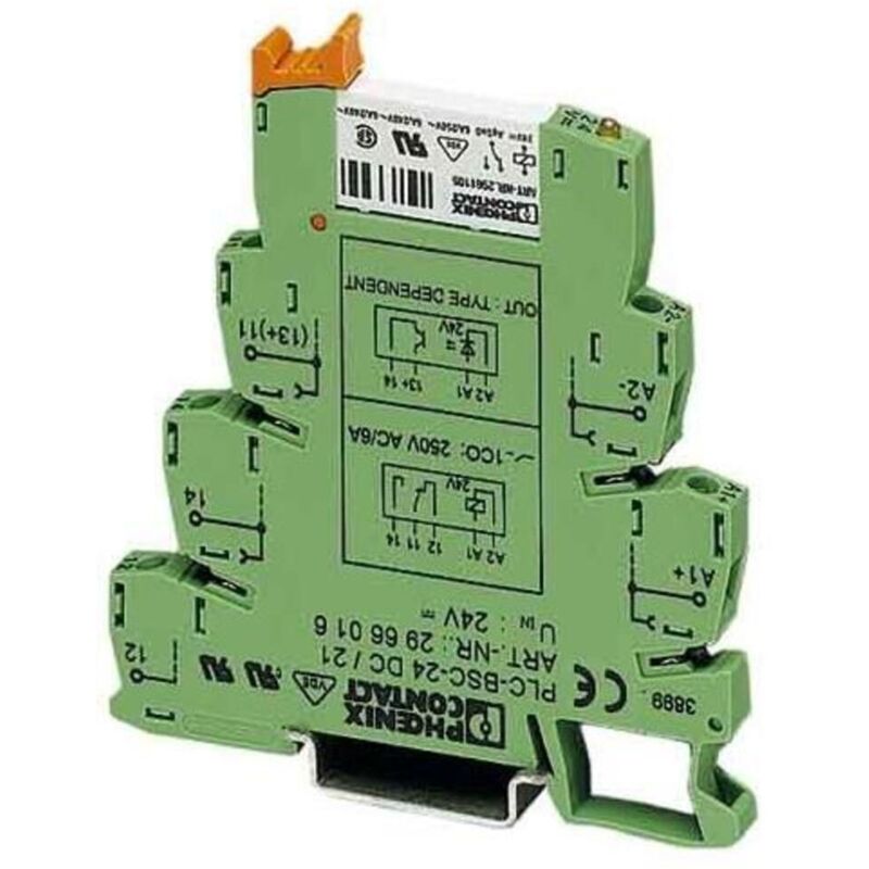 Phoenix Contact Grün Plc-Rsc- 24Dc/21Au Interfacerelais 24 V/Ac 50 Ma 1 Wechsler 1 St.