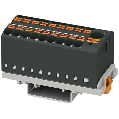 Phoenix Contact PTFIX 6/18X2,5-NS35 BK connecteur noir