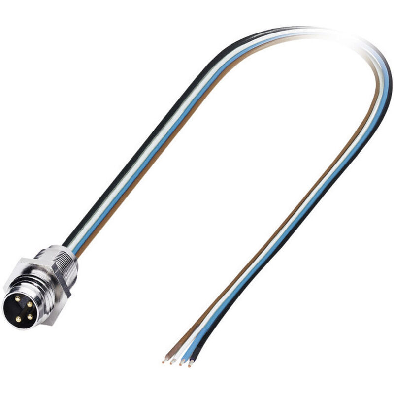 Phoenix Contact 1523450 Sensor-/Aktor-Einbausteckverbinder M12 Stecker, Einbau 0.50 M Polzahl Sensor