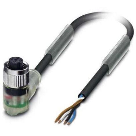Phoenix Contact Sensor-Aktor-Kabel M12 gew., 4p., 5m SAC4P5,0PVC/M12FR-3L