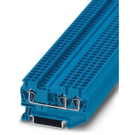 Phoenix Contact ST 2,5-TWIN 3031241 Morsetto passante componibile Poli: 3 0.08 mm² 2.5 mm² Grigio 50 pz.