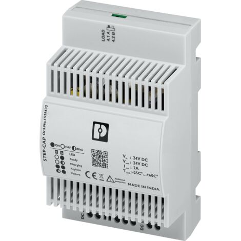 Phoenix Contact STEP-CAP/24VDC/2/0.4KJ 1519633 Onduleur (ASI) industriel - Installation (rail DIN)