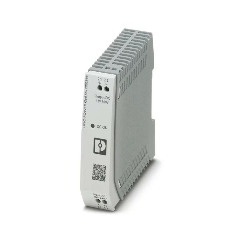 Phoenix Contact - 2902998 Hutschienen-Netzteil (Din-Rail) 12 V/Dc 2.5 A 30 W Anzahl Ausgänge:1 X Inh