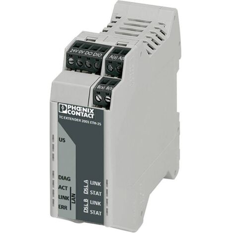 Phoenix Contact TC Extender 2001 Ethernet Gris 13 cm