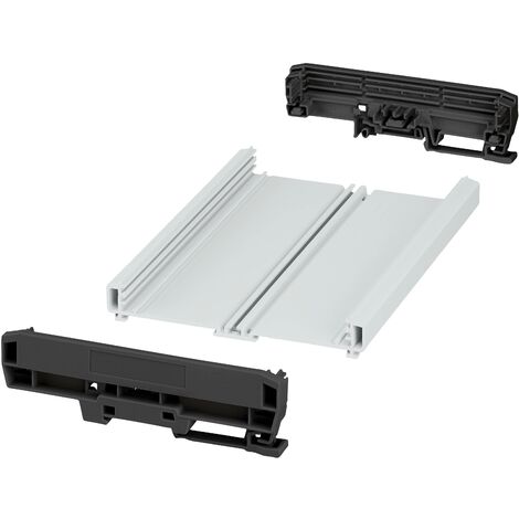 Phoenix Contact UM-PRO-KIT-B122-L180-7035 1310989 Boîtier profilé 183.8 x 142.3 x 39.45 PA gris clair (RAL 7035), noir (RAL 9005) 1 pc(s) S299512