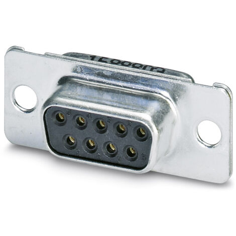 Phoenix Contact VS-09-BU-DSUB-EG 1688803 D-SUB Buchsenleiste 180 ° Polzahl: 9 Lötkelch 10 St.