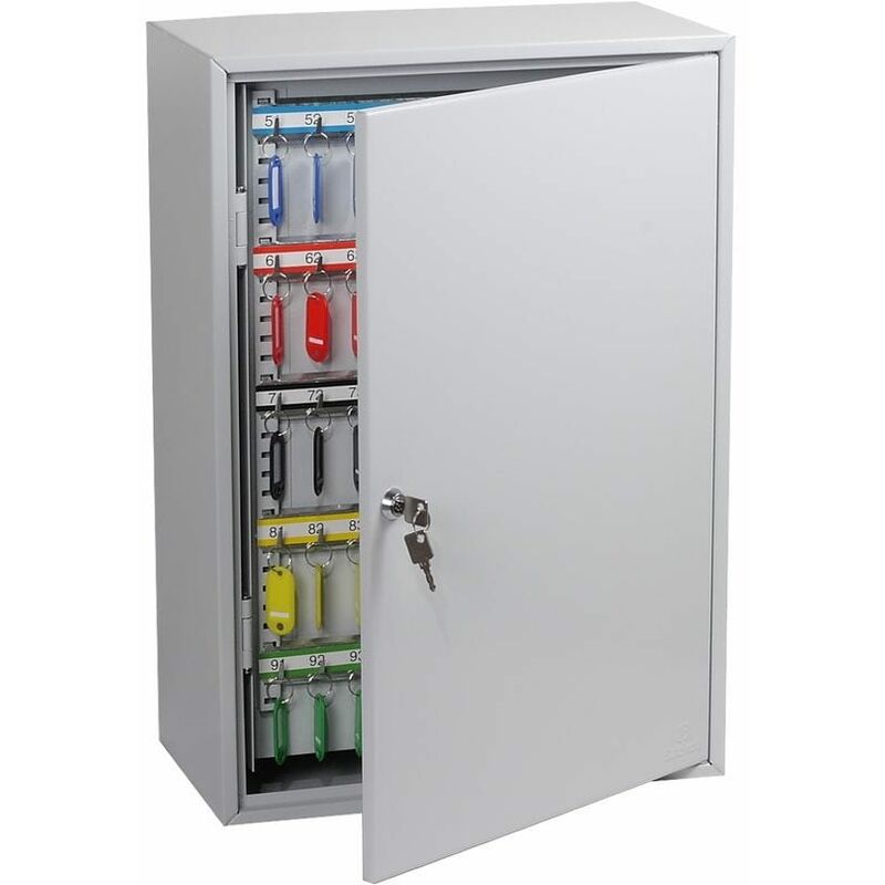 Phoenix - Commecial Key Cabinet 300 Hook Key Lock Light Gey KC0605K