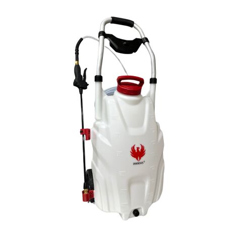 PHOENIX - Pulvérisateur Électrique Pro Sprayer III 35L – Pulvérisateur Électrique Toiture Longue Portée 10m avec Batterie Rechargeable, Débit 240 L/H, Tuyau 8m, Portée du Jet 13m -  1 Batterie