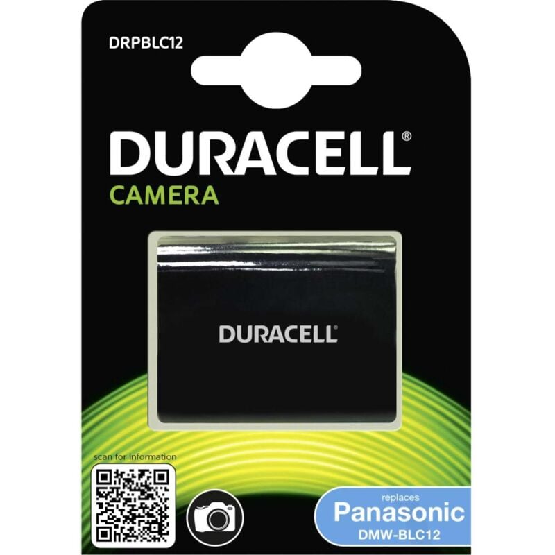 DRPBLC12 - Batterie - Li-Ion - 950 mAh - pour Panasonic Lumix DMC-FZH1, FZ1000 Lumix g DC-G90, G91, G95, DMC-G70, G8, G80, G81, G8M - Duracell