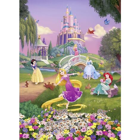 Papier peint XXL intisse Château Princesse Disney 360X270 CM