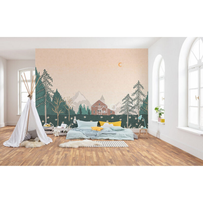 Komar - Poster géant intissé Petite Ferme - 400 x 280 cm