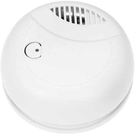 Photoelectric Smoke Detector Wireless Alarm System 1 Pc White