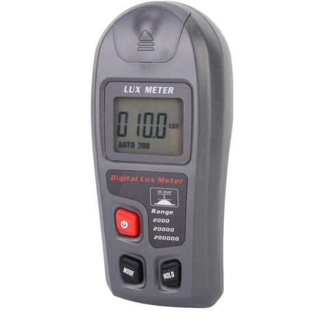 Photomètre Numérique de Poche avec Luxmètre Électronique Luxmètre Électronique avec Photomètre Grand Écran 200 000