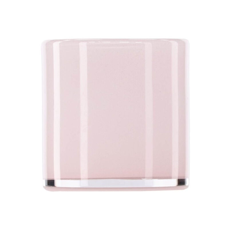 Photophore Déco 'Gloria' 10cm Rose Clair