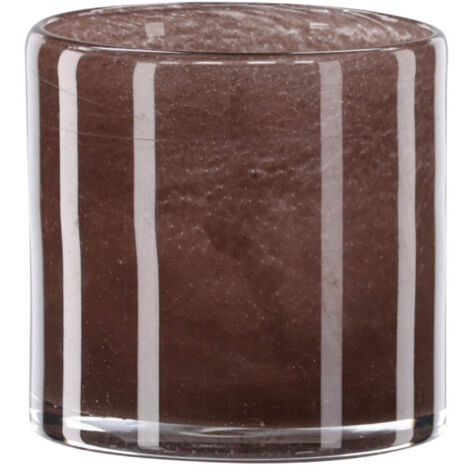 Photophore Déco "Gloria" 12cm Marron
