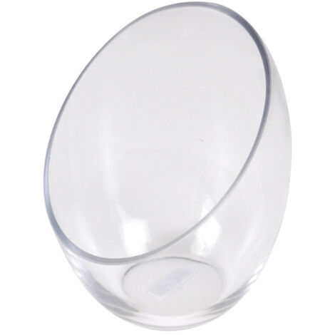 Photophore Design "Biseauté" 18cm Transparent