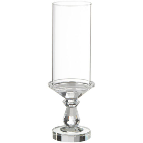 Photophore Design en Cristal "Marie" 35cm Transparent