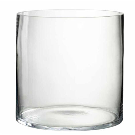 Photophore en Verre "Buoma" 25cm Transparent
