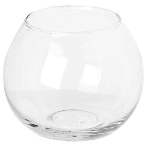 Photophore en Verre "Globy" 10cm Transparent