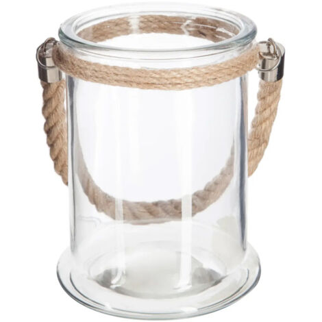 Photophore en Verre "Lena" 27cm Transparent