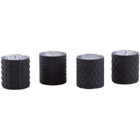 Lot de 4 Bougie Ardoise Senteur Vanille Factory
