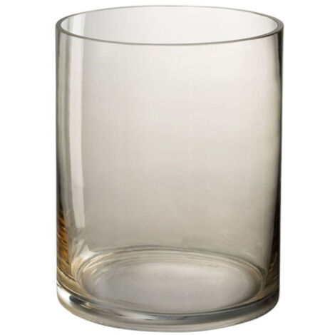 Photophore Rond Design Verre "Wils" 25cm Beige