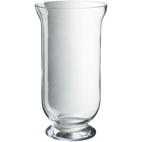 Photophore verre transparent Omani H 40cm