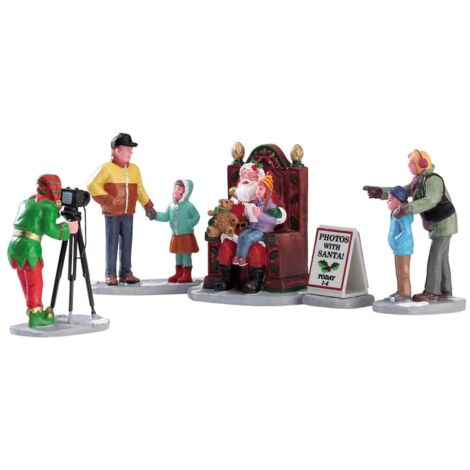 Photos With Santa, Set Of 5 - LEMAX COD. 22032