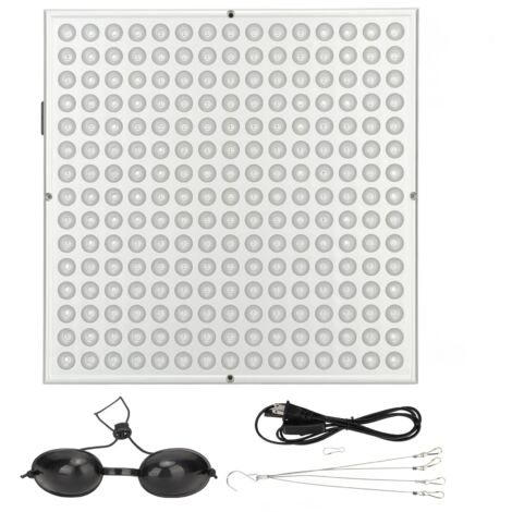 Physiotherapielampe mit 660 nm und 850 nm LED-Lichtquelle zur Behandlung von Muskel- und Gelenkschmerzen, Infrarot-Lichtpanel mit US-Stecker, 100–240 V