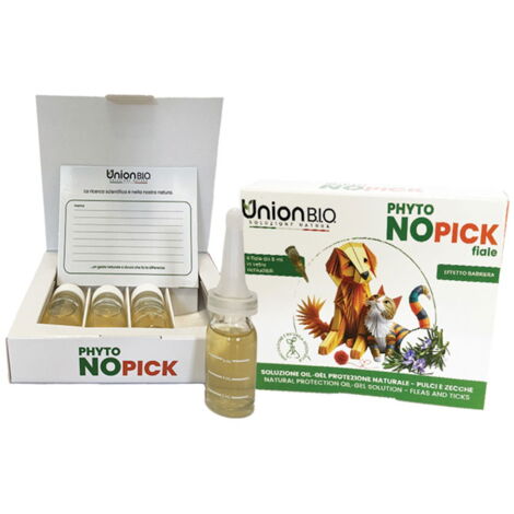 PHYTONOPICK lozione protezione naturale per cani e gatti 4 fiale monodose 8 ml